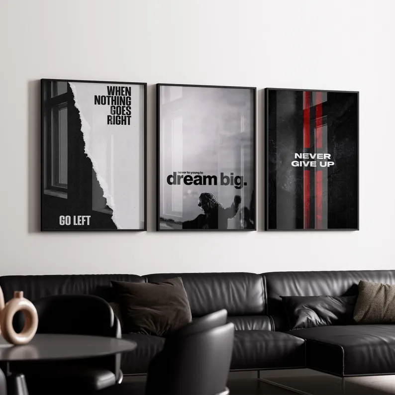 SET OF 3 FRAMES